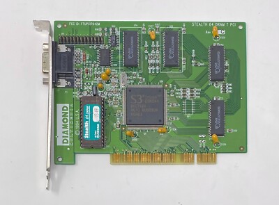 Diamond Stealth 64 DRAM T PCI Graphics Card - 2MB RAM - P/N 23030066-403
