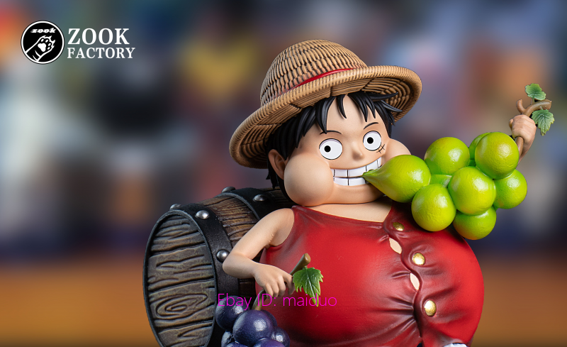 Luffy Eating grapes Resin ZooK Factory One Piece Collectibles 8.5