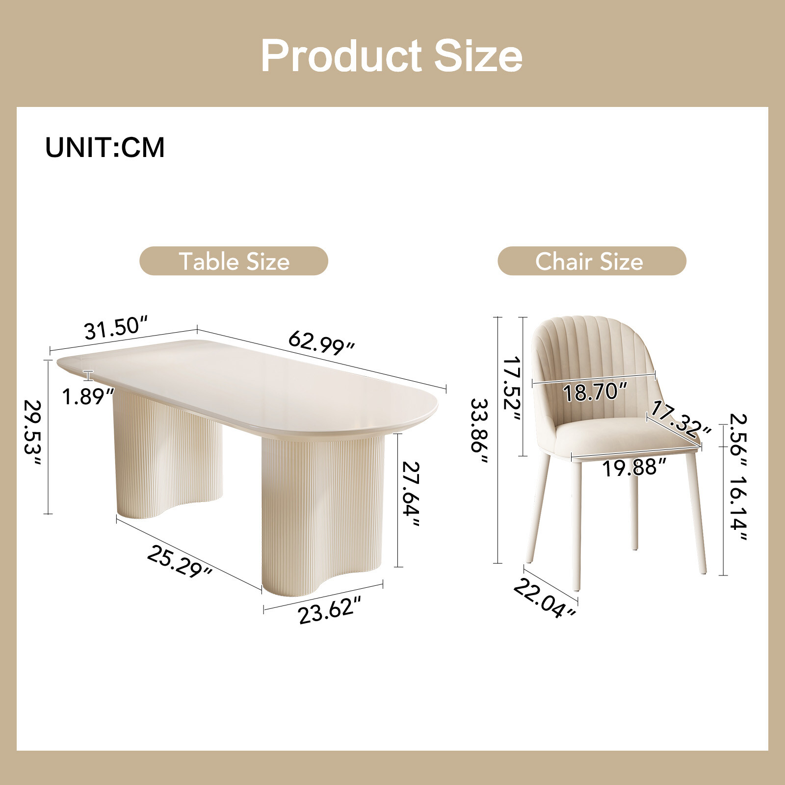 5 Piece Dining Table Set Modern Kitchen Table w/4 Chairs Breakfast