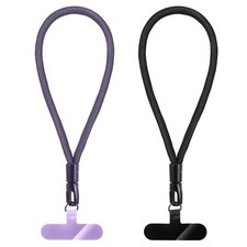 2Pcs Phone Lanyard Wrist Strap, Anti Theft Phone Strap with Tether Tabs 360 176