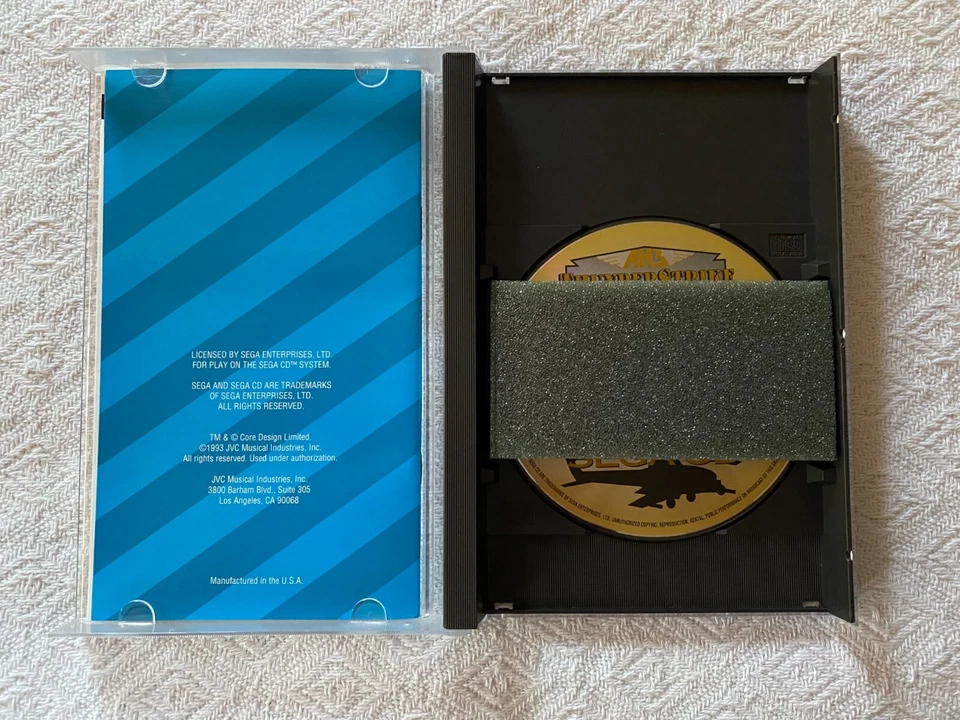 AH3 Thunderstrike Sega CD - NTSC-U/C USA VGC CIB - High Quality Packing - Image 3 of 4