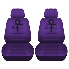 Truck Seat Covers 2012 Chevy Silverado Purple With Prince Logo