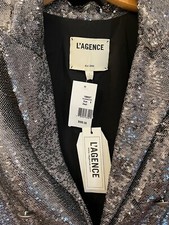 L Agence Womens Kenzie Double Breasted Blazer