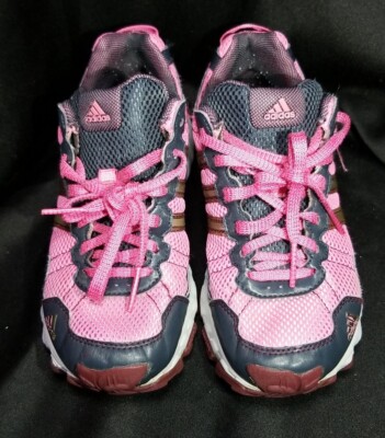 Adidas Women's THRASHER RUNNING SHOES Semi Solar Pink/ Red size 