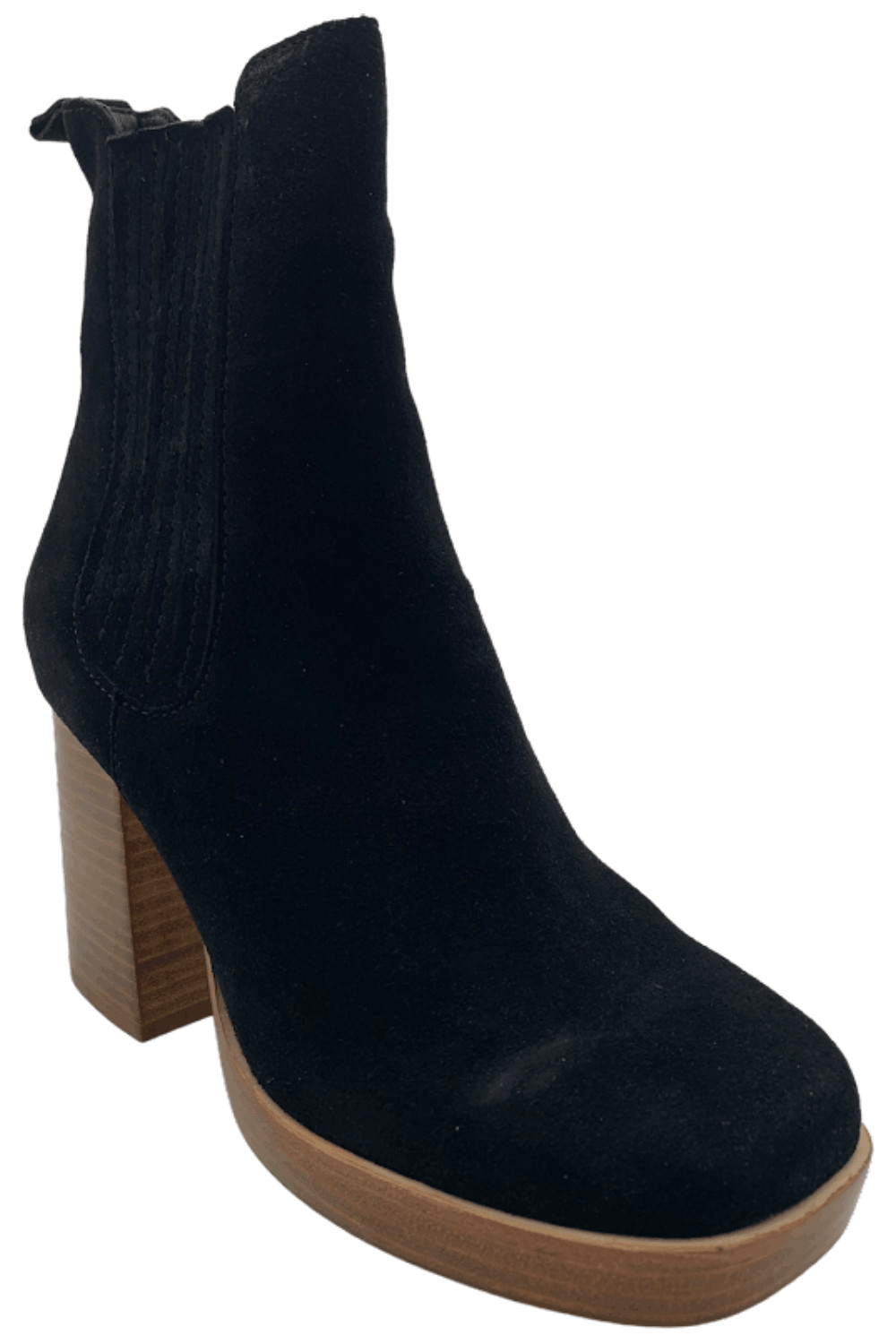 Замшевые полусапожки Kelsi Dagger Racer черного цвета 16990₽