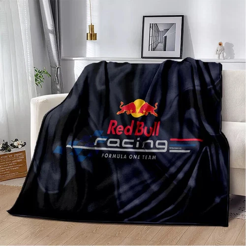 Red&Bull Fleece Blanket Throw Sofa Bed Warm Flannel Blanket Rug Bedspread Gift - Picture 39 of 51