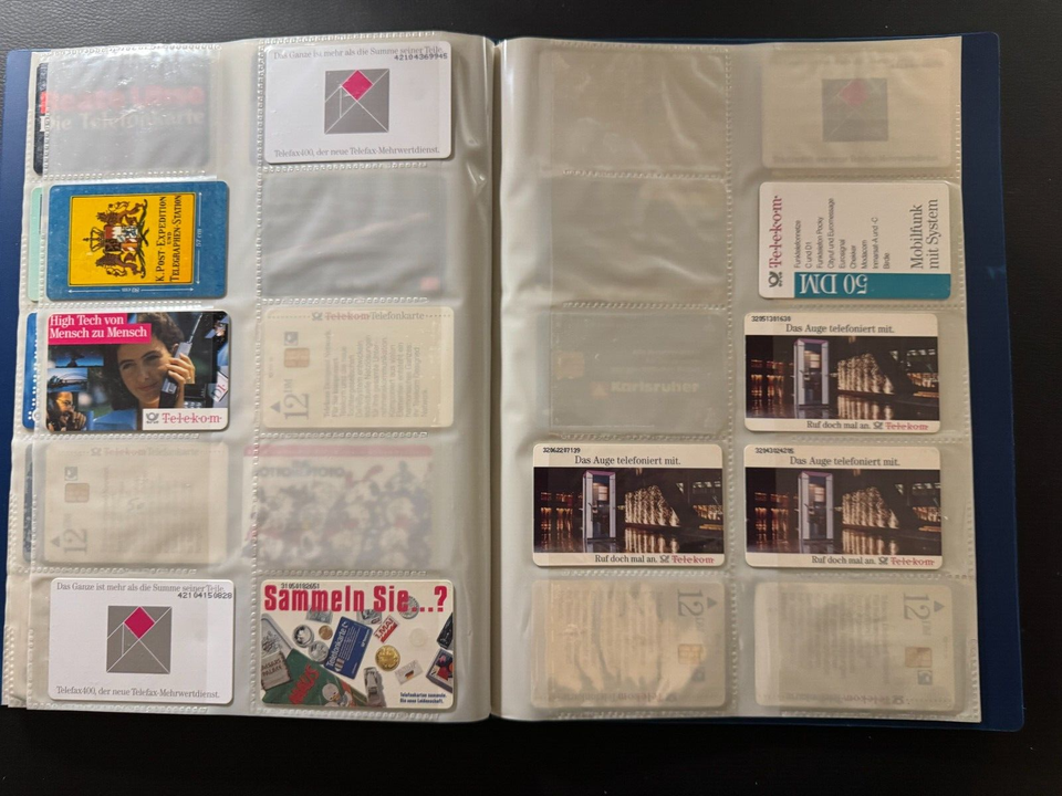Folder of 144 Germany Phonecards Different Sets and Cards Great Lot