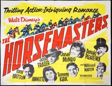 Horsemasters ORIGINAL Quad Film Poster Walt Disney Annette Funicello 1961