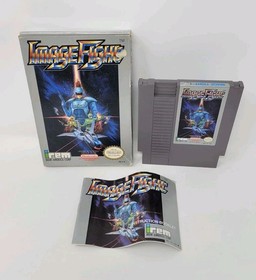 Image Fight Nintendo NES Game IREM 1990 Complete in Box CIB w/ Manual 