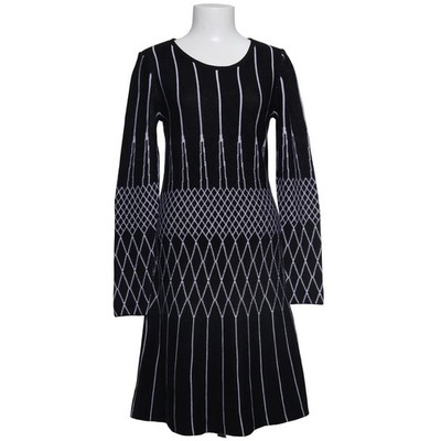 Bodyflirt Boutique, Kleid, Größe: 36/38, Schwarz/Weiß, Acryl, Sonstiges #dnk