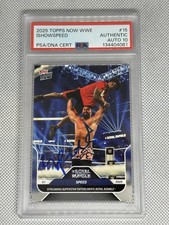 ISHOWSPEED SIGNED 2025 TOPPS NOW WWE AUTO PSA DNA GEM 10 AUTHENTIC YOUTUBE SPEED
