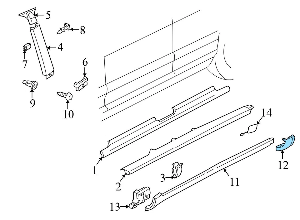 AUDI ALLROAD QUATTRO 2001-2005 - PUERTA TRASERA DERECHA liberación/mango Foto 3 de 4