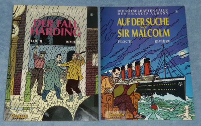 Die rätselhaften Fälle des Francis Albany 2 + 3 Comics Carlsen 1. Auflage  2 Stk
