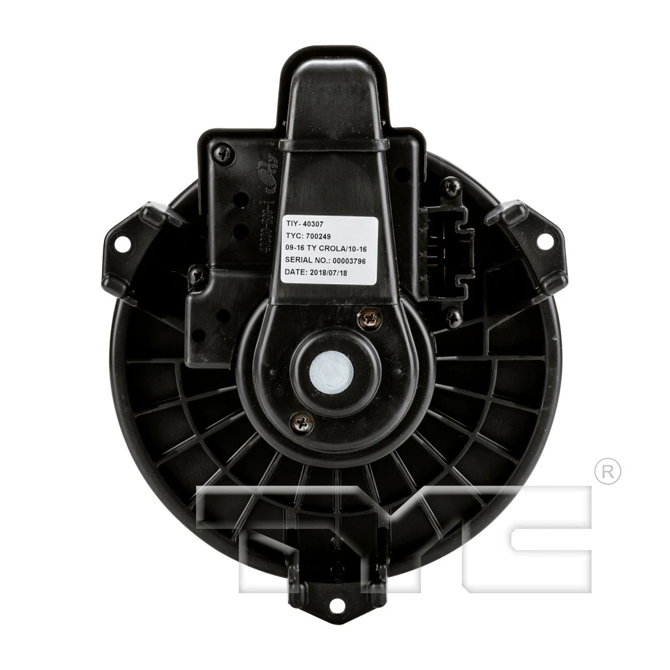 Motor soplador delantero de climatización para Toyota Prius V 2012-2017 1,8 L L4 TYC 2012 2013 2014 Foto 4 de 4