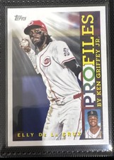 Elly De La Cruz 2026 Topps Series 1 Profiles Ken Griffey Jr Insert Reds