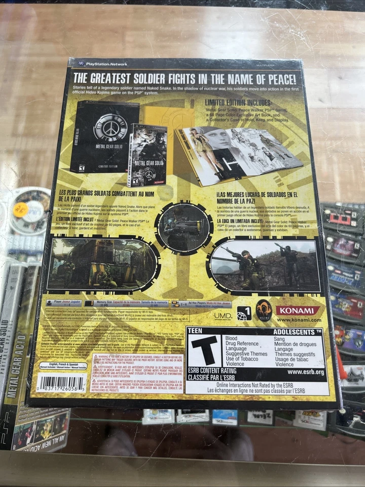 Metal Gear Solid Peace Walker Limited Edition - PSP PlayStation New Sealed - Image 3 of 4