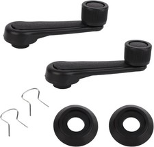 2pcs Manual Window Handle Car Driver Passenger Side Replacement Crank Handles