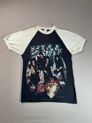 80s KISS Animalize T Shirt Live In Concert Tour 1980s vintage concert t-shirt, vintage, single stitch, B+ condition