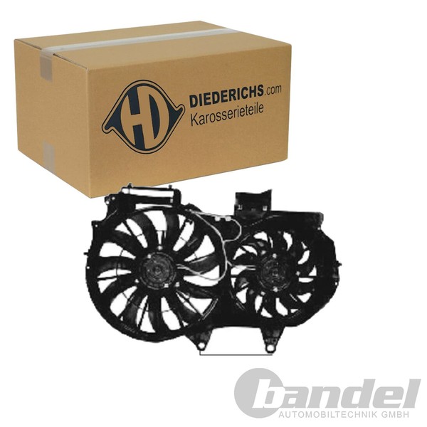 Diederichs LÜFter MotorkÜHlung 385Mm 400-300WW Passend FüR Audi A4 | DCL1038-image