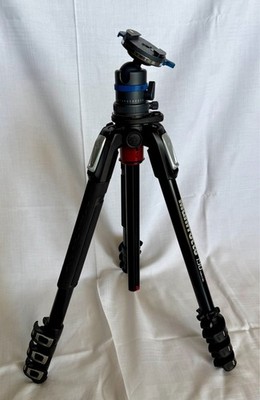 Manfrotto 190XPRO4 Stativ mit Novoflex ClassicBall 2 & Q=BASE II Schnellkupplung