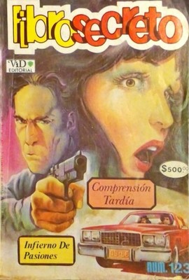Libro Secreto #123, Comprensión Tardía, Infierno De Pasiones Es Vid 1988 VGood