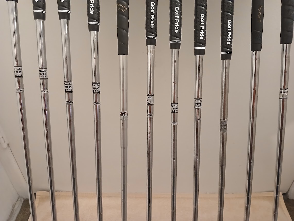 TZ GOLF - VINTAGE Spalding Top Flite BLADES 2-PW Irons 53*, 56