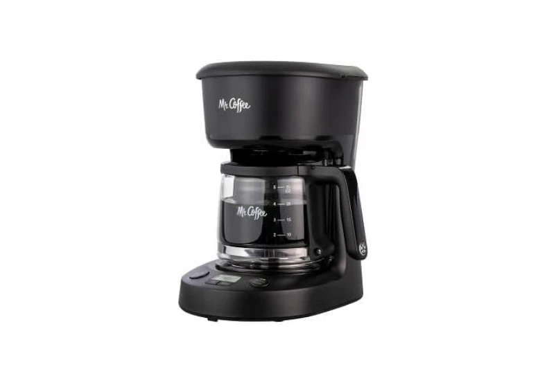Mr. Coffee 5-Cup Programmable Coffee Maker, 25 oz. Mini Brew, Black Open Box New