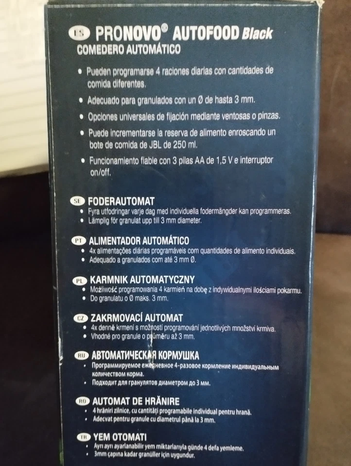 JBL PRONOVO AUTOFOOD BLACK - Futterautomat für die automatische Fütterung - Bild 3 von 4