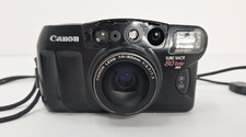 VTG Canon Sure Shot 80 Tele SAF 35mm Point  Shoot Film Camera Parts or Repair