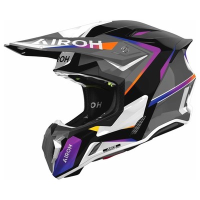 Airoh Twist 3 Hustle schwarz grau blau Gr. S 55/56