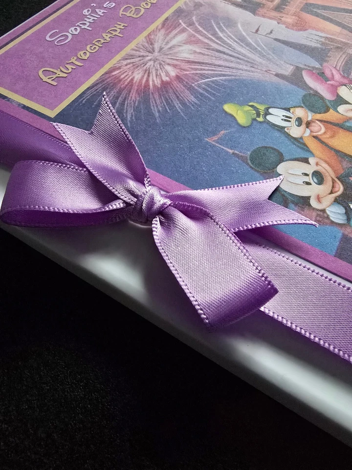 Libro de autógrafos personalizado de Disney, libro de autógrafos de Mickey y princesas, regalo Foto 2 de 4