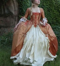 Late18th Century Rococo Marie Antoinette Dress Court Victorian Vintage Ball Gown
