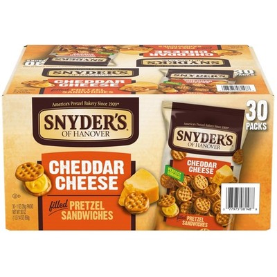 Cheddar Cheese Pretzel Sandwiches, 30 Ct