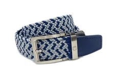 NEW Nexbelt Braided Cool Grey & Navy Cut To Fit Golf Belt