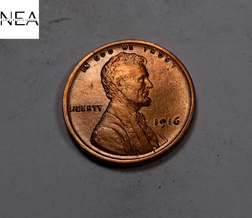 1916 Lincoln Wheat Penny Cent ~ Gem BU (red) ~ (ZW620)