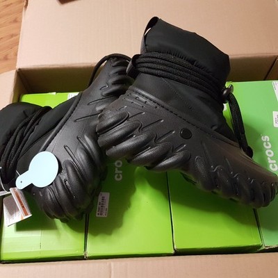 CROCS Echo Boot 208716-001 termiczne śniegowce unisex BLACK/BLACK  kalosze 40/41
