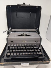 SERVICED! 1948-49 Arrow by Royal PORTABLE Typewriter with Case VINTAGE thumbnail