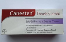 Image of Canesten thrush combi Soft Gel pessary & External Cream