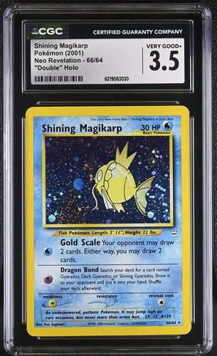 Shining Magikarp (Unlimited) graded CGC 3.5 for sale on eBay