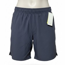 Boys All in Motion XL 14 Woven Athletic Lined Drawstring Shorts charcoal gray