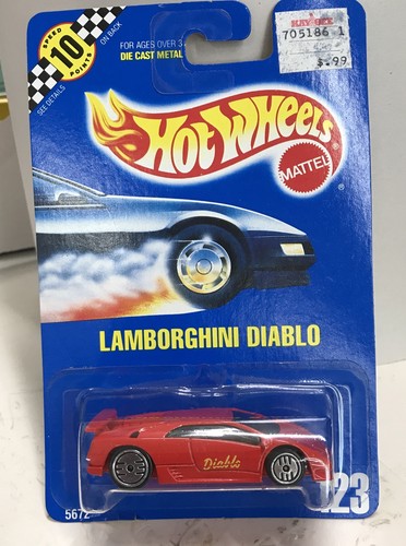Hot Wheels Mattel 1990 Lamborghini Diablo #123 Neu Sealed #5672 - Bild 1 von 3