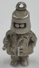 Kaedesigns, Sterling Silver 925 Ned Kelly Charm Pendant