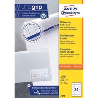 Universal-Etikxmm Weiß Etiketten Papier Adressaufkleber Avery Zweckform 3475