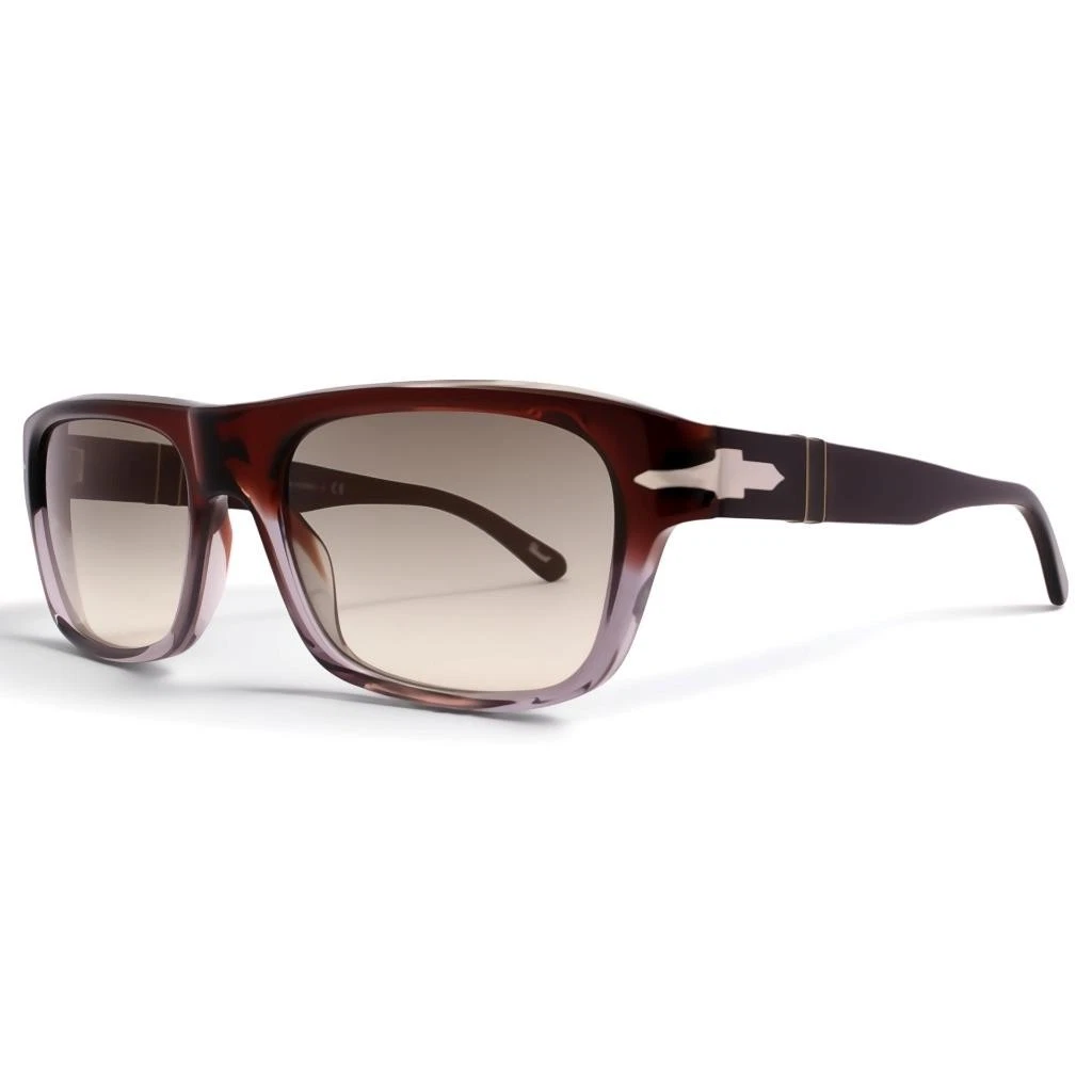 Persol PO 3001S 908/32 55 Red Grey Gradient Smoke Crystal Gray Mens Sunglasses