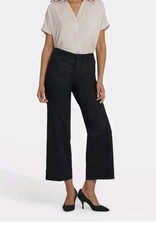 Nee NYDJ Teresa Black Wide Leg Ankle Jeans Size 8
