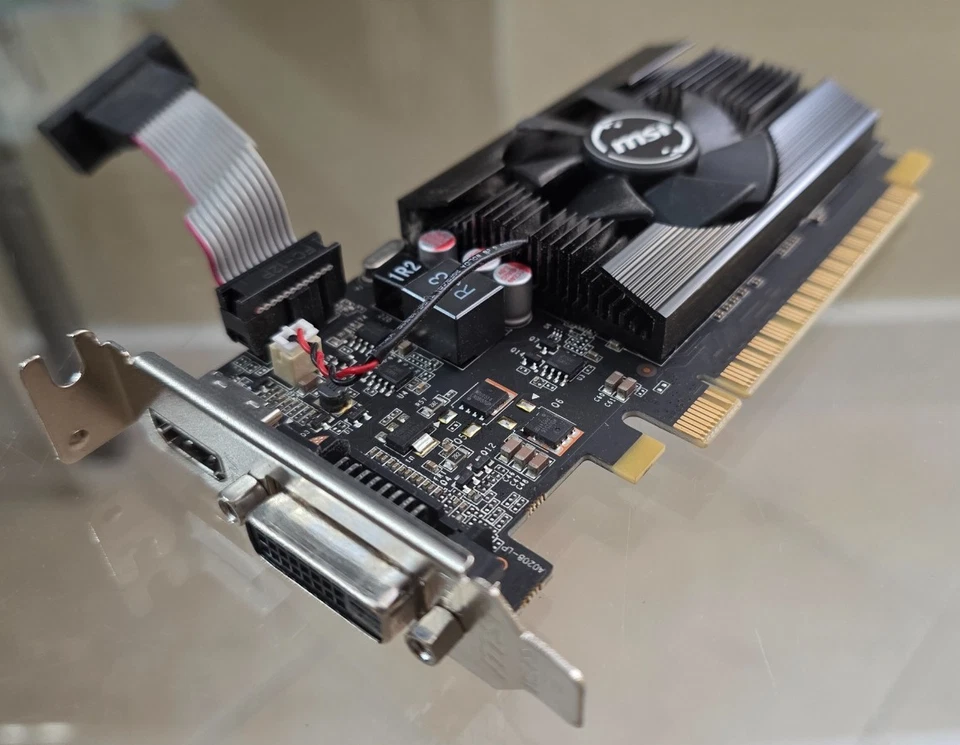 🔥 MSI GeForce GT 710 2GB DDR3 Graphics Card GT 710 2GD3 LP HDMI & DVI & VGA - Image 4 of 4