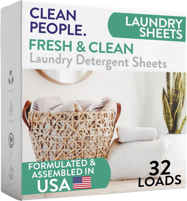 Laundry Detergent Sheets - Laundry Soap - Ultra Concentrated, Recyclable Packagi