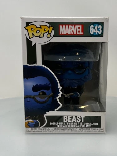 Funko POP! Marvel X-Men Movies Beast #643 Vinyl Figure DAMAGED BOX SEE PICS