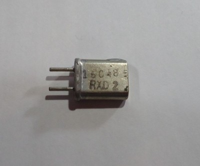Scanner Crystal - 160.4850 MHz - 10.8 iF - .039 Pins - RXD-2 - HC-25/U