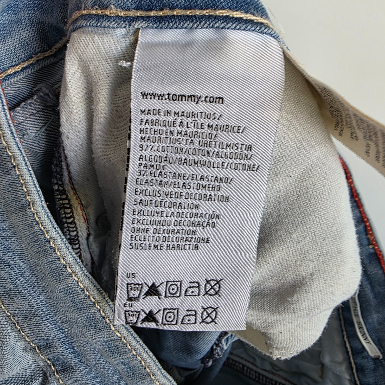 Tommy Hilfiger Sophie Skinny Jeans W30 L31 Women's Blue Stretch Denim UK 10-12 image 10